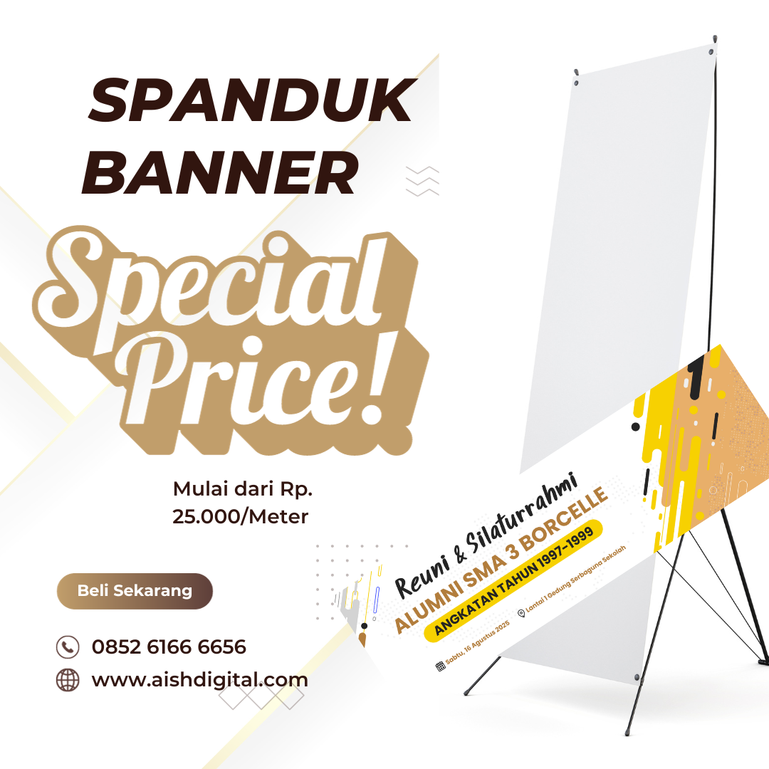 Cetak Spanduk Murah Dan Berkualitas Aish Digital 9940